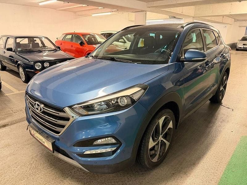 Second-hand Hyundai Tucson Style 185 CP (136 kW) 2018 Albastru SUV