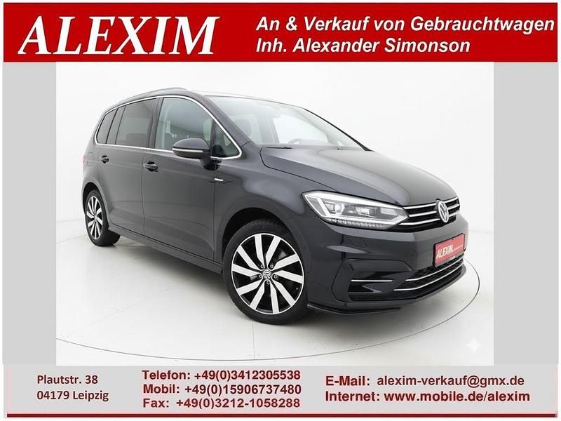 Schwarz Gebraucht 2018 VW Touran Highline Van / Kleinbus | 15.199 € (Fairer Preis) - Bild 1/4