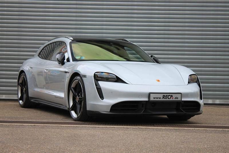 Grau Gebraucht 2022 Porsche Taycan Sport Turismo Limousine | 89.964 € (Etwas zu teuer) - Bild 1/4