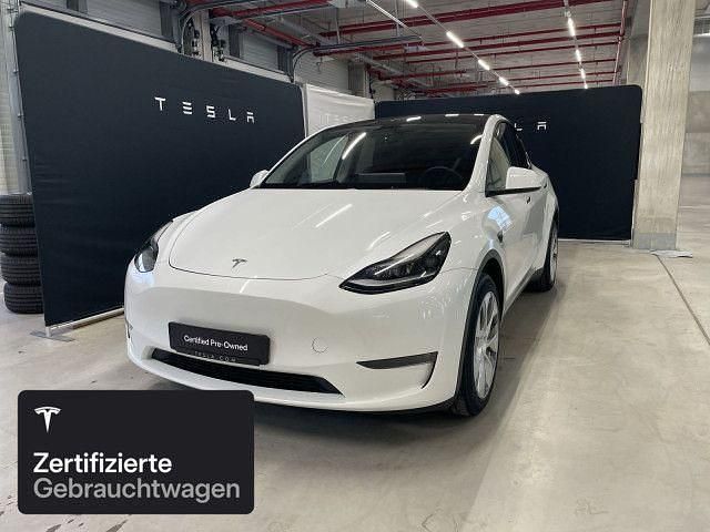 Pearl white multicoat Gebraucht 2023 Tesla Model Y Long Range AWD SUV | 36.700 € (Fairer Preis) - Bild 1/4