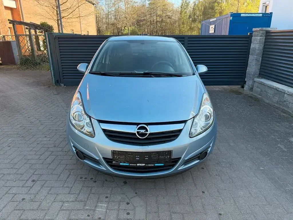 Gebraucht Opel Corsa Edition 80 PS (58 kW) 2008 Blau Kleinwagen