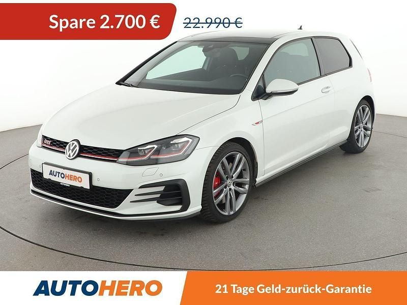 Weiß Gebraucht 2019 VW Golf VII GTI Limousine | 20.290 € (Guter Preis) - Bild 1/3