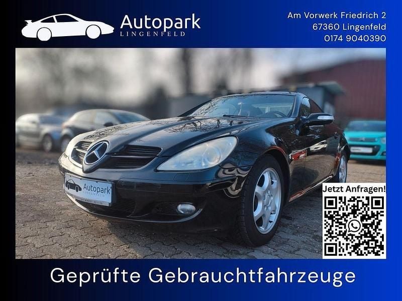 Obsidianschwarz metalliclack Gebraucht 2007 Mercedes SLK200 Edition 1 Cabrio | 7.990 € (Fairer Preis) - Bild 1/4