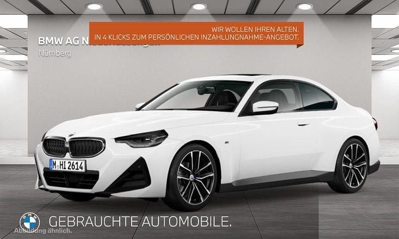 Weiß Gebraucht 2022 BMW 230 Performance Coupé | 31.090 € (Superpreis) - Bild 1/4