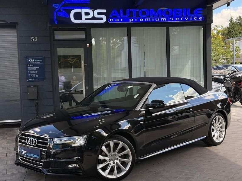 Schwarz Gebraucht 2015 Audi A5 Cabriolet Comfort Cabrio | 18.350 € (Fairer Preis) - Bild 1/4