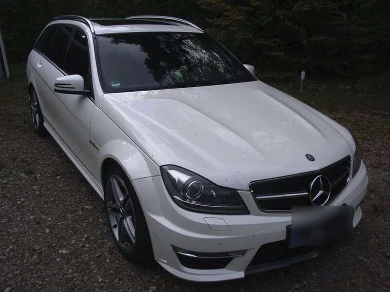 Weiß Gebraucht 2014 Mercedes C63 AMG AMG Kombi | 34.700 € - Bild 1/4