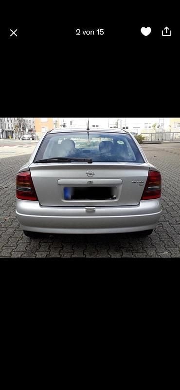 Gebraucht Opel Astra Njoy 101 PS (74 kW) 2003 Silber Limousine