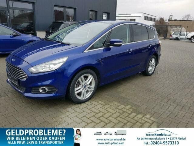 Gebraucht Ford S-MAX Titanium 150 PS (110 kW) 2016 Blau metallic Van / Kleinbus