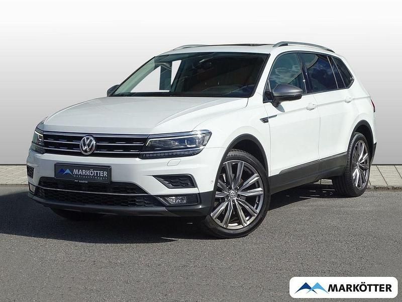 Weiss Gebraucht 2018 VW Tiguan Allspace Highline SUV | 27.980 € (Guter Preis) - Bild 1/4