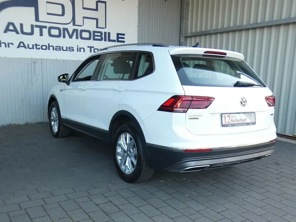 Gebraucht VW Tiguan Allspace Highline 200 PS (147 kW) 2021 Weiß SUV
