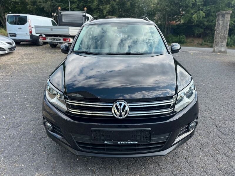 Schwarz Gebraucht 2014 VW Tiguan Trendline SUV | 10.999 € (Guter Preis) - Bild 1/4