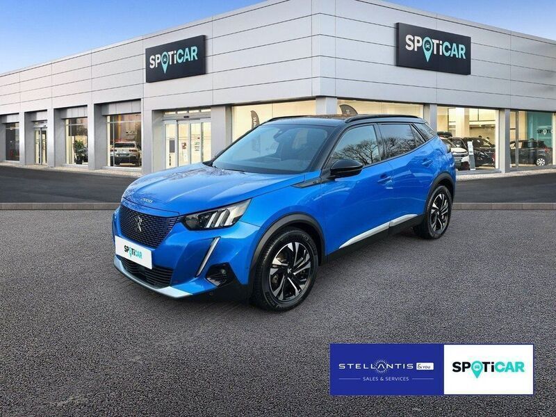 Blau Gebraucht 2020 Peugeot e-2008 Allure SUV | 17.485 € (Etwas zu teuer) - Bild 1/4