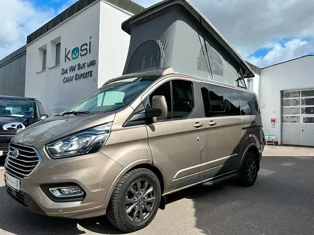 Gebraucht Ford Tourneo Custom Nugget 131 PS (96 kW) 2021 (pyritsilber metallic) Van