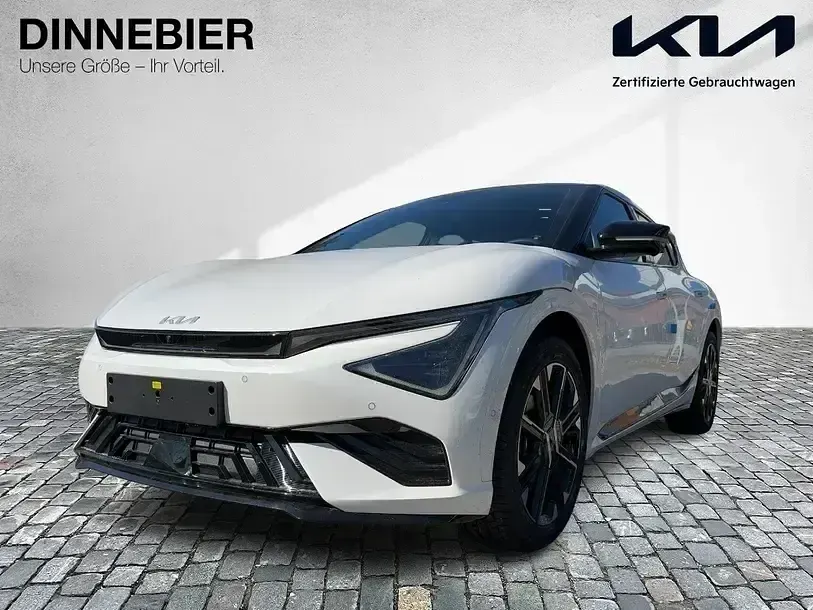 Gebraucht Kia EV6 GT-Line 478 kW (650 PS) 2025 Snow white pearl SUV