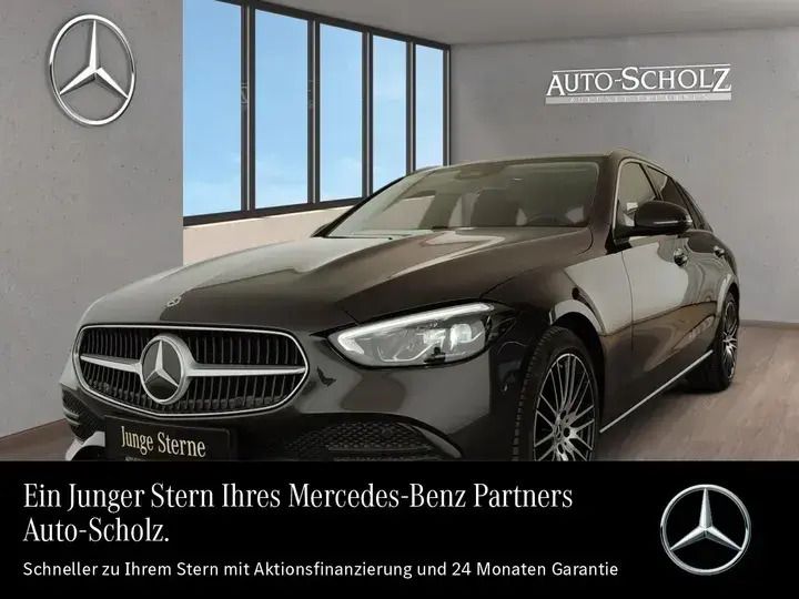 Metalliclack graphitgrau Gebraucht 2024 Mercedes C220 Advanced Kombi | 38.733 € (Superpreis) - Bild 1/4