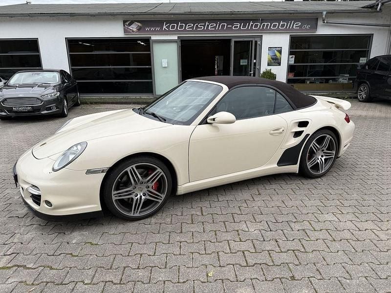 Weiß Gebraucht 2008 Porsche 911 Turbo Cabriolet Cabrio | 64.850 € (Etwas zu teuer) - Bild 1/4