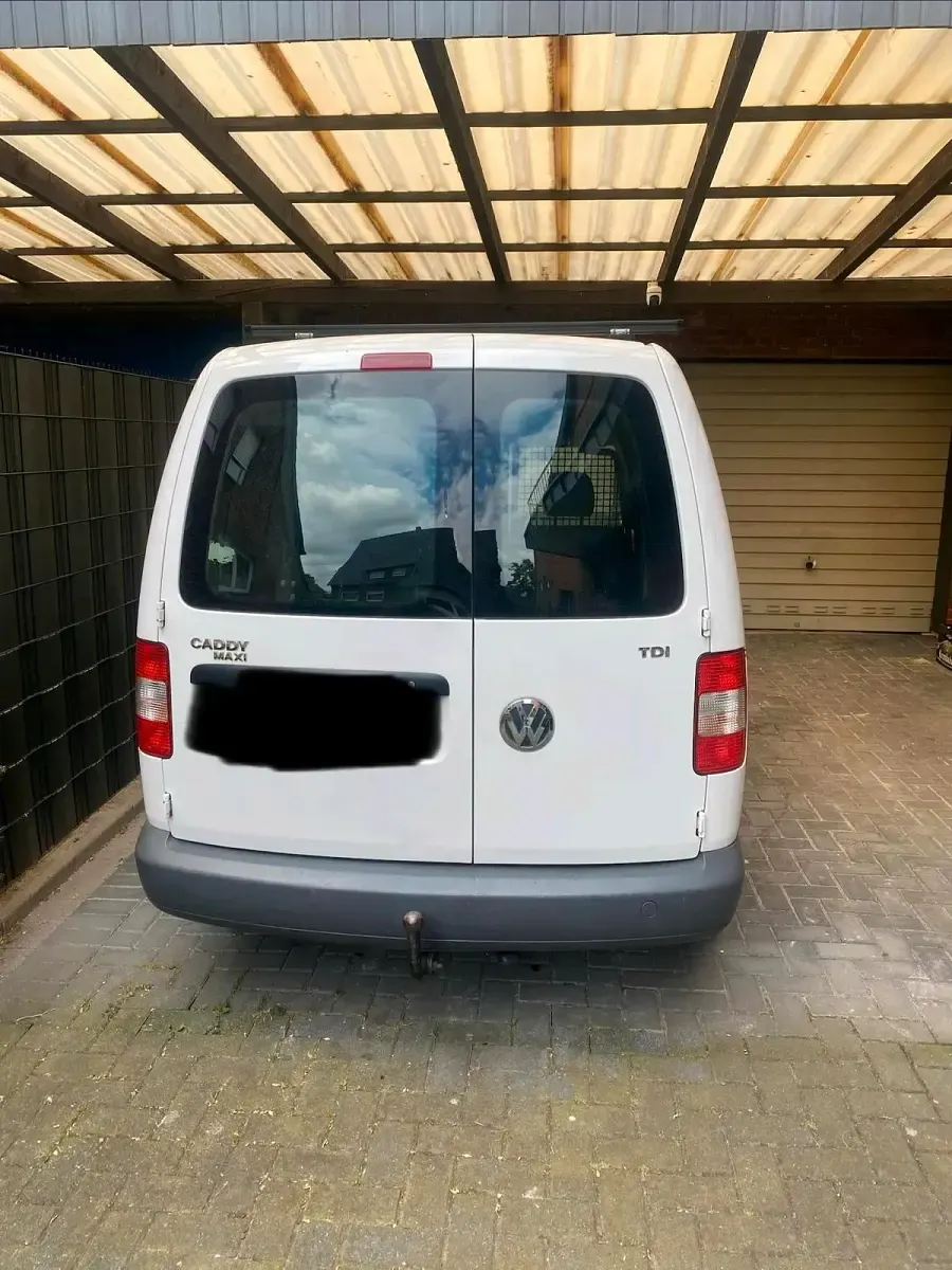 Gebraucht VW Caddy Maxi 105 PS (77 kW) 2008 Weiß Van / Kleinbus