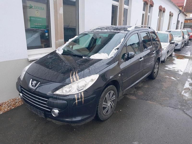 Schwarz Gebraucht 2008 Peugeot 307 Kombi | 350 € (Superpreis) - Bild 1/4