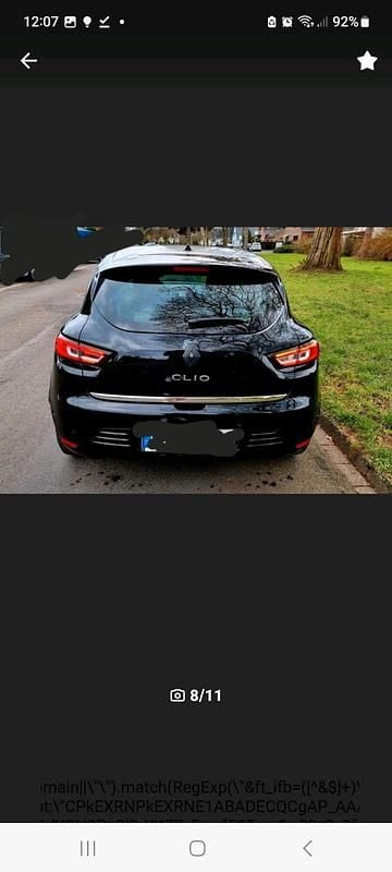 Gebraucht Renault Clio IV Intens 118 PS (86 kW) 2017 Schwarz Kleinwagen
