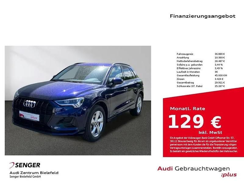 Blau Gebraucht 2024 Audi Q3 Advanced Plus SUV | 36.880 € (Guter Preis) - Bild 1/1