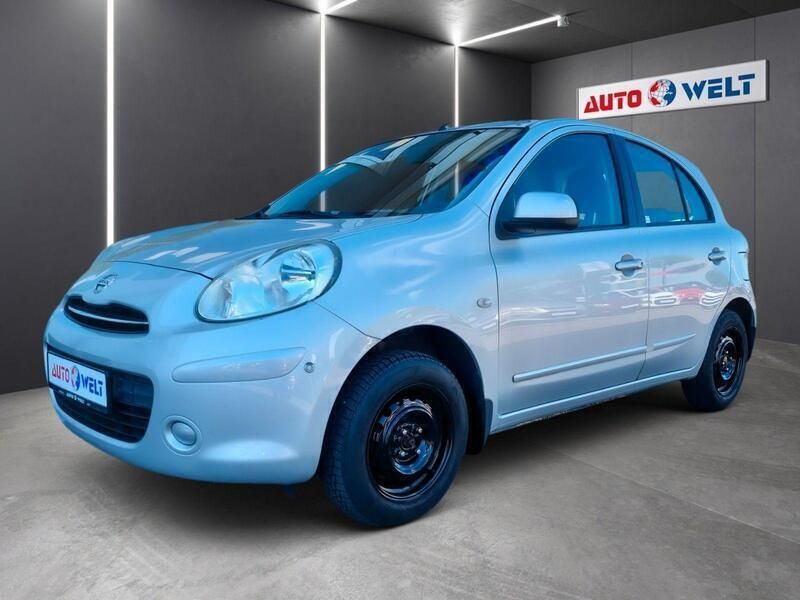 Silber Gebraucht 2012 Nissan Micra Acenta Kleinwagen | 4.990 € (Fairer Preis) - Bild 1/4