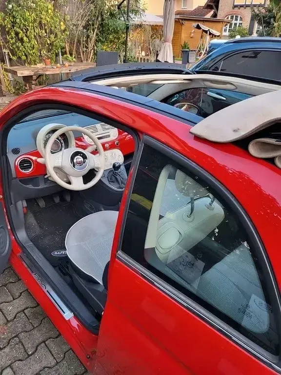 Gebraucht Fiat 500C 69 PS (50 kW) 2014 Rot Cabrio