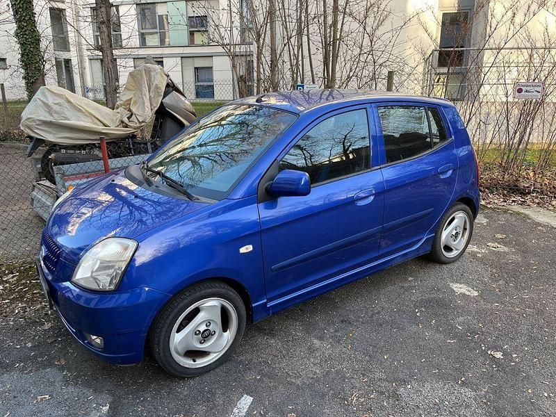 Gebraucht Kia Picanto 65 PS (47 kW) 2005 Blau Kleinwagen