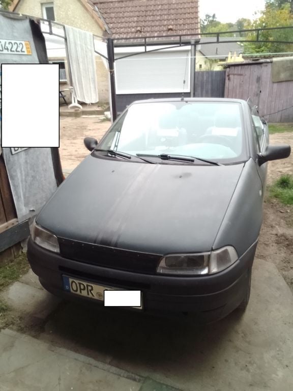 Schwarz Gebraucht 2000 Fiat Punto Cabriolet Cabrio | 600 € - Bild 1/4