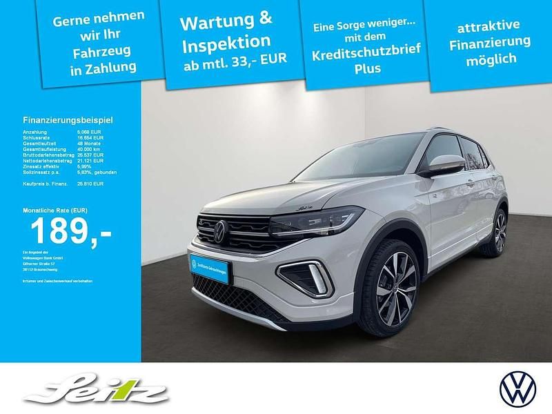 Ascotgrau Gebraucht 2024 VW T-Cross R-line SUV | 25.848 € (Teuer) - Bild 1/3