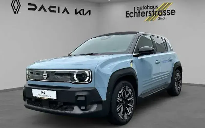 Neu Renault 4 E-Tech Komfort 110 kW (150 PS) 2026 Kumulusblau / schwarz SUV