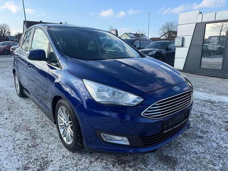 Gebraucht Ford C-MAX Titanium 125 PS (91 kW) 2017 Blau Van / Kleinbus