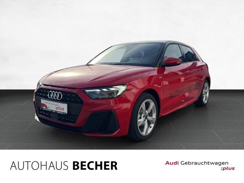 Progressivrot metallic Gebraucht 2024 Audi A1 Sportback S-Line Kleinwagen | 27.460 € (Fairer Preis) - Bild 1/4