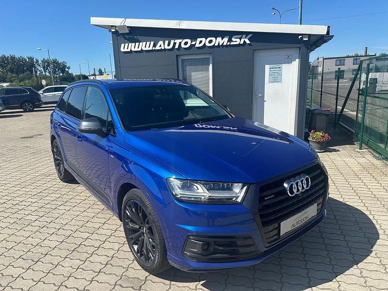 Blau Gebraucht 2018 Audi Q7 Sport SUV | 26.900 € - Bild 1/4