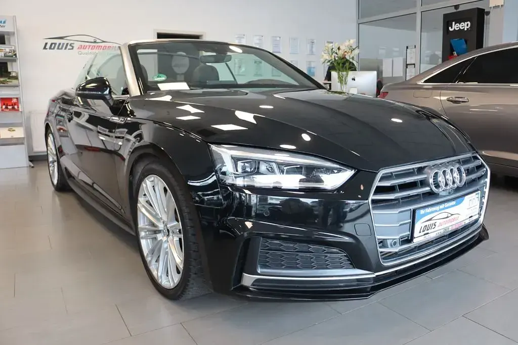 Używany Audi A5 Cabriolet S-line plus 252 KM (185 kW) 2018 Czarny Kabriolet