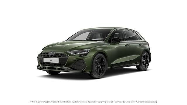 Distriktgrün metallic Neu 2025 Audi A3 S-Line | 43.190 € (Teuer) - Bild 1/3