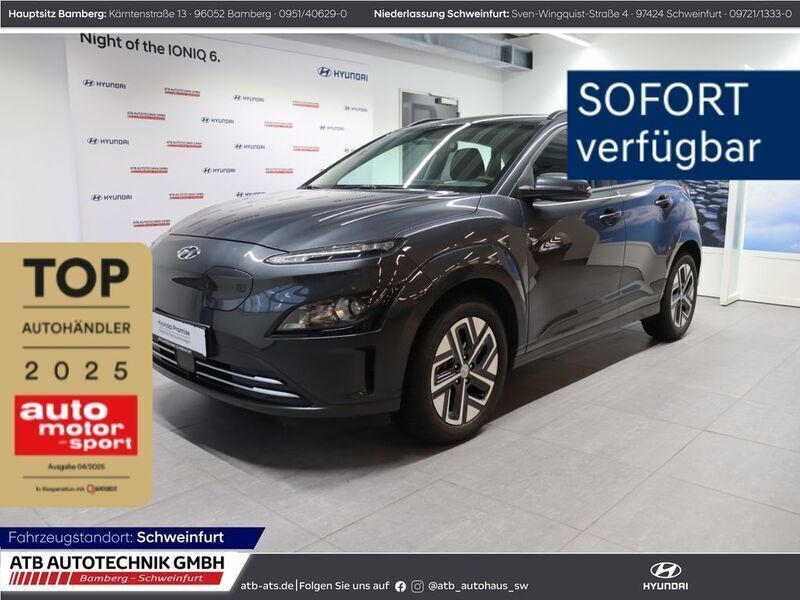 Grau Gebraucht 2021 Hyundai Kona Select SUV | 19.870 € (Etwas zu teuer) - Bild 1/4