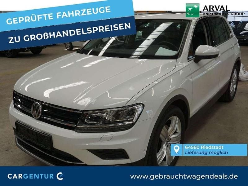 Pure white Gebraucht 2020 VW Tiguan Highline SUV | 26.290 € (Guter Preis) - Bild 1/2