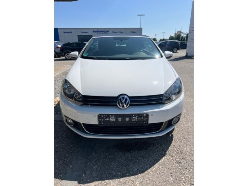 Weiss Gebraucht 2015 VW Golf Cabriolet LOUNGE Cabrio | 12.790 € (Fairer Preis) - Bild 1/3