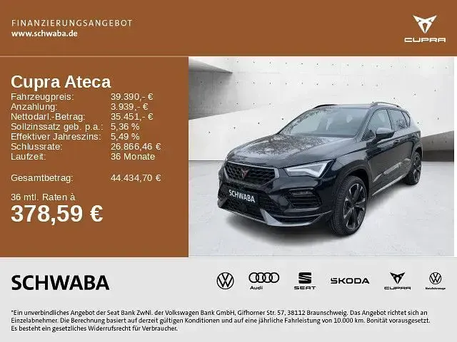 Neu Cupra Ateca 150 PS (110 kW) 2026 Magic schwarz metallic SUV