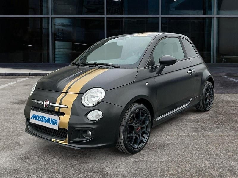 Gebraucht Fiat 500 S 69 PS (50 kW) 2013 Schwarz Kleinwagen