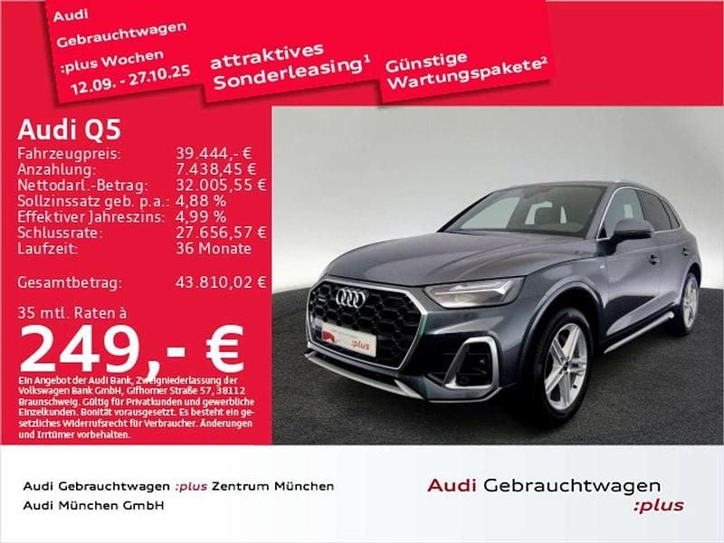 Daytonagrau perleffekt Gebraucht 2022 Audi Q5 Ambiente SUV | 39.444 € (Fairer Preis) - Bild 1/2