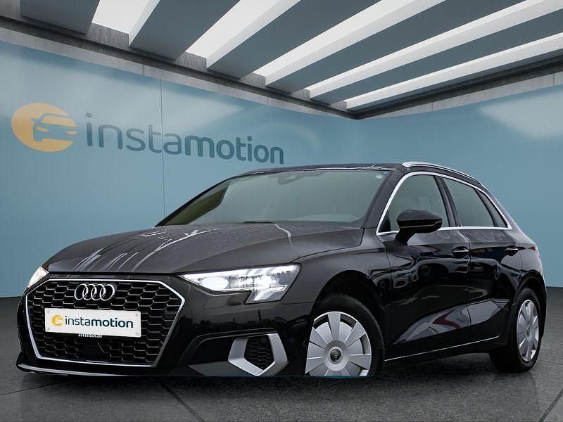 Schwarz Gebraucht 2023 Audi A3 Sportback Kleinwagen | 24.599 € (Fairer Preis) - Bild 1/4
