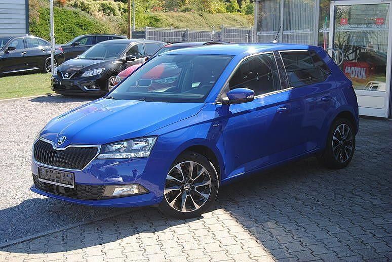 Blau Gebraucht 2020 Skoda Fabia Drive Limousine | 12.490 € (Fairer Preis) - Bild 1/4