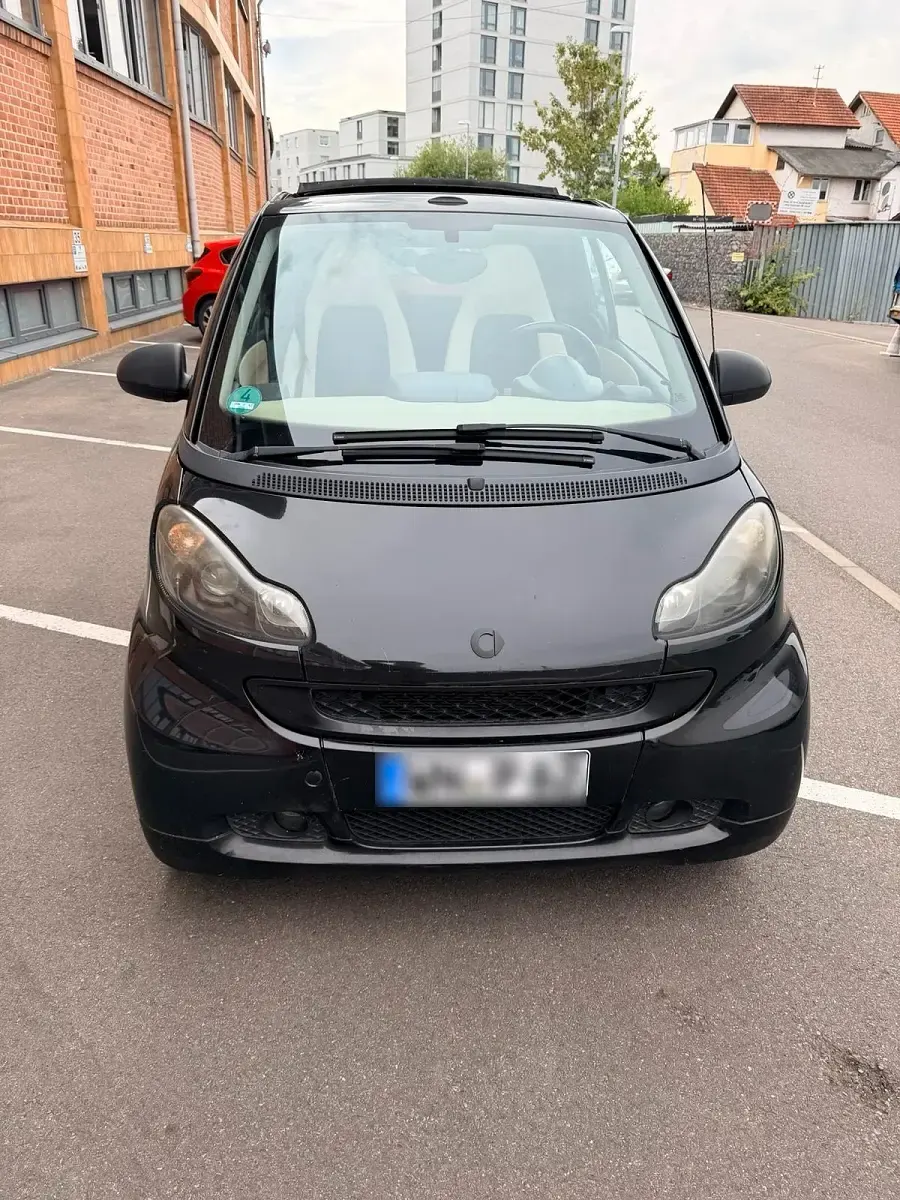Gebraucht Smart ForTwo Cabrio 71 PS (52 kW) 2007 Schwarz Cabrio