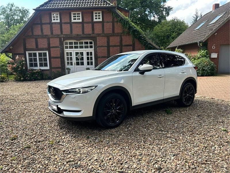 Weiß Gebraucht 2020 Mazda CX-5 Sports-Line SUV | 23.500 € (Fairer Preis) - Bild 1/4