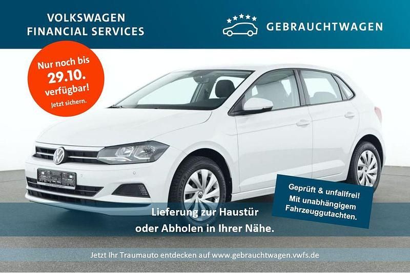 Pure white Gebraucht 2021 VW Polo Comfortline Kleinwagen | 12.459 € (Guter Preis) - Bild 1/4