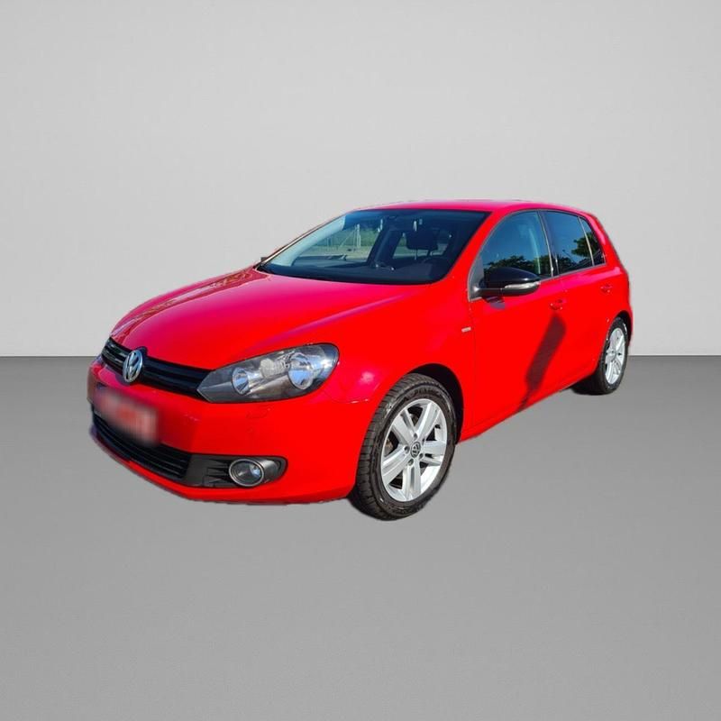 Rot Gebraucht 2012 VW Golf VI Match Kleinwagen | 6.800 € (Fairer Preis) - Bild 1/4