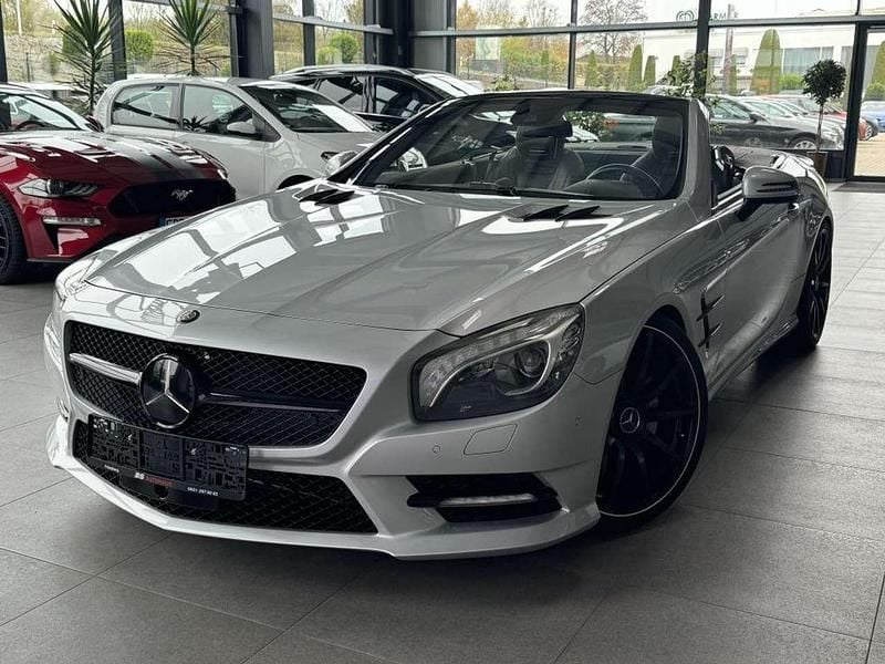 Iridiumsilber metalliclack Gebraucht 2012 Mercedes SL350 Sport Cabrio | 48.990 € - Bild 1/3