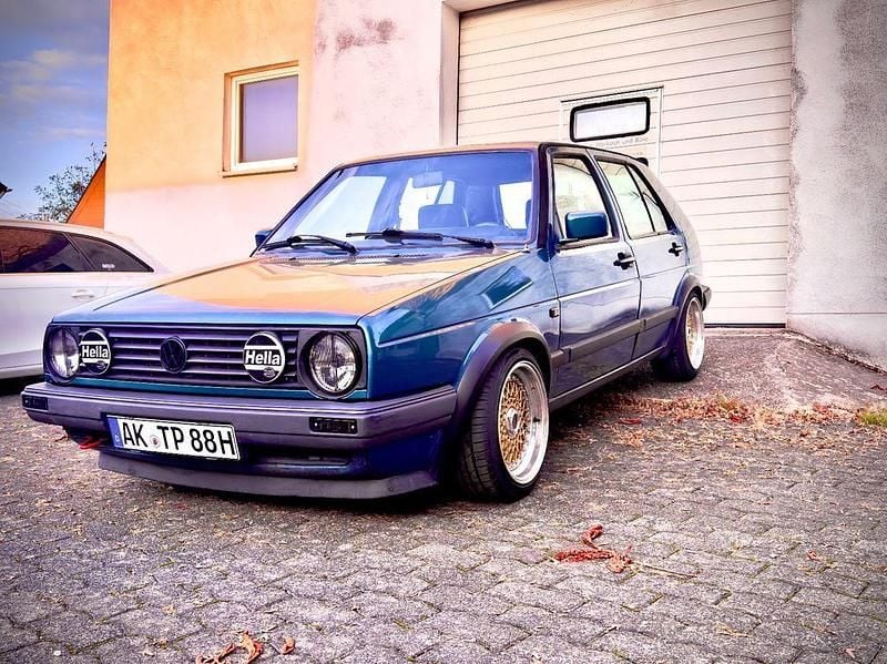 Grün Gebraucht 1990 VW Golf II Kleinwagen | 4.000 € - Bild 1/3