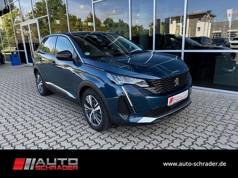 Blau Gebraucht 2022 Peugeot 3008 Allure SUV | 25.550 € (Fairer Preis) - Bild 1/4